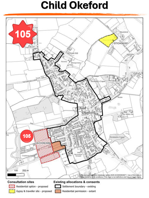 Map - Child Okeford